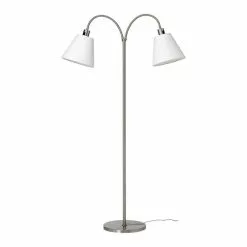 AH Belysning Lysekil Stål 2-Arm Golvfot