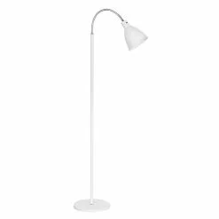 AH Belysning Smögen Vit/Krom Golvlampa