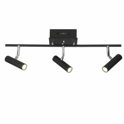 Aneta Lighting Artic Takspotlight Rak 3:a 66cm Svart