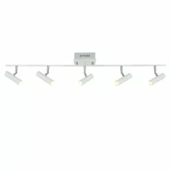 Aneta Lighting Artic Takspotlight Rak 5:a 106cm Vit