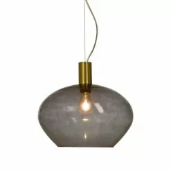 Aneta Lighting Bell Taklampa 35cm Matt Mässing/Rök