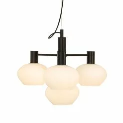 Aneta Lighting Bell Taklampa 4:a Svart/vit
