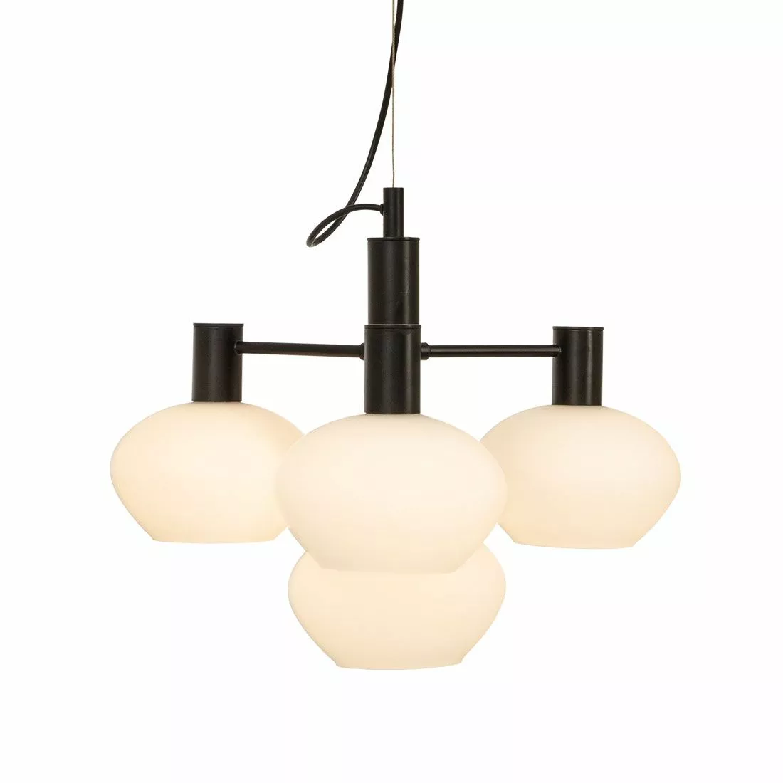 Aneta Lighting Bell Taklampa 4:a Svart/vit 1 Aneta Lighting Bell Taklampa 4:a Svart/vit