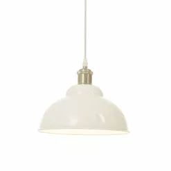 Aneta Lighting Bonnie Taklampa 25cm Vit/Silver