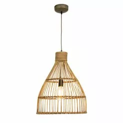 Aneta Lighting Burma Taklampa 40cm Natur Rotting