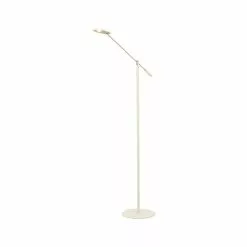 Aneta Lighting Cadiz Golvlampa 130cm Vit/Stål
