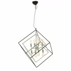 Aneta Lighting Cubes Svart/Krom 76cm Taklampa