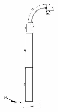 Aneta Lighting Gusto Svart/Mässing Led/Dimmer Golvlampa -Taklampor affär aneta lighting gusto svartmassing leddimmer golvlampa 5