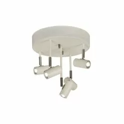 Aneta Lighting Gusto Vit/Krom Led/Dimmer 5:A Rund Spotlight