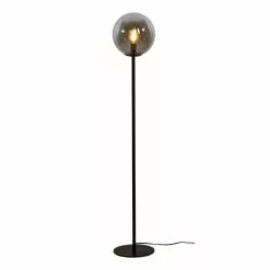 Aneta Lighting Molekyl Golvlampa Svart/Rök