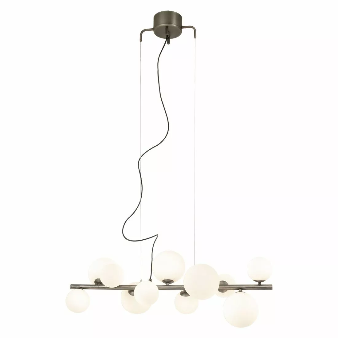 Aneta Lighting Molekyl Taklampa 85cm Tenn/Opalvit 1 Aneta Lighting Molekyl Taklampa 85cm Tenn/Opalvit
