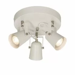 Aneta Lighting Metz Takspot Rondell, Vit/stål