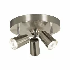 Aneta Lighting Pilot Takspot, Rund 3 Stål