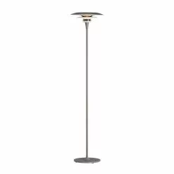 Belid Diablo Golvlampa 135cm Grå/Blanksvart