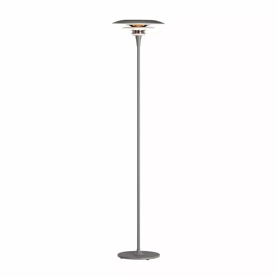 Belid Diablo Golvlampa 135cm Grå/Blanksvart 1 Belid Diablo Golvlampa 135cm Grå/Blanksvart