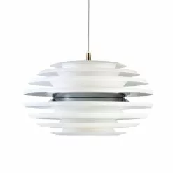 Belid Ellips Vit/Krom 40Cm Taklampa