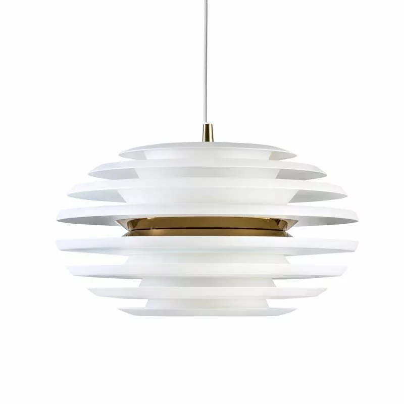 Belid Ellips Vit/Mässing 40Cm Taklampa 1 Belid Ellips Vit/Mässing 40Cm Taklampa