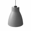 Belid Gong Taklampa 25cm Betong/Svart