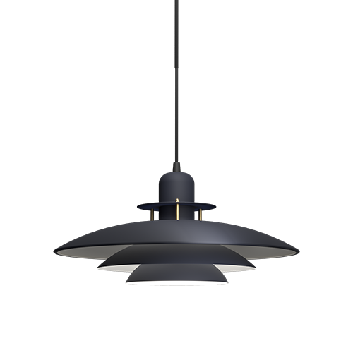 Belid Primus Mörk Denim/Mässing 43Cm Taklampa 1 Belid Primus Mörk Denim/Mässing 43Cm Taklampa