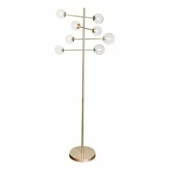 By Rydens Avenue Golvlampa Guld 160cm