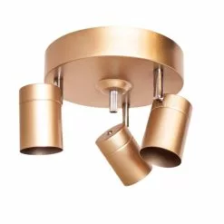 By Rydens Correct Takspotlight Rund 3-låg Guld