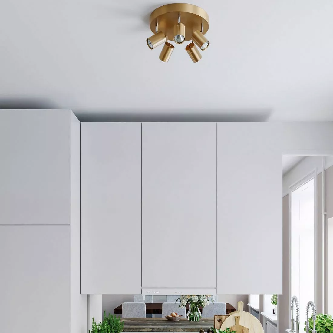 By Rydens Correct Takspotlight Rund 5-låg Guld 2 By Rydens Correct Takspotlight Rund 5-låg Guld - Bild 2