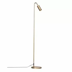 PR Home Curve Golvlampa Matt Guld 146cm