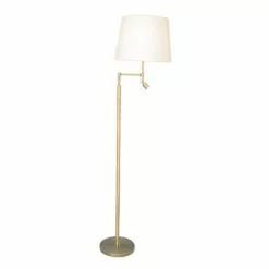 By Rydens Orlando Antik/Beige Led/E27 Golvlampa