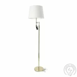 Orlando Mässing/Vit Led/E27 Golvlampa -Taklampor affär by rydens orlando massingvit lede27 golvlampa 3