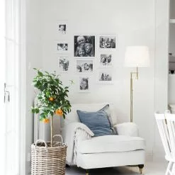 Orlando Mässing/Vit Led/E27 Golvlampa -Taklampor affär by rydens orlando massingvit lede27 golvlampa 6