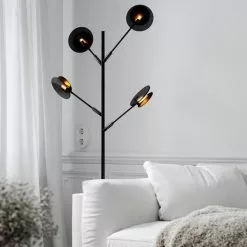 By Rydens Turno Golvlampa Matt Svart 175cm -Taklampor affär by rydens turno golvlampa matt svart 175cm 3