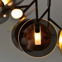 By Rydens Turno Taklampa Matt Svart Ø80cm -Taklampor affär by rydens turno taklampa matt svart 80cm 4