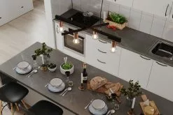 By Rydens Zeona Svart/Mässing 90cm Taklampa -Taklampor affär by rydens zeona svartmassing 90cm taklampa 3