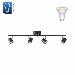 Cottex Alpha Spotlight Smart GU10 Svart 78cm