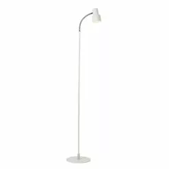 Cottex Flexibel Vit/krom 140cm Golvlampa