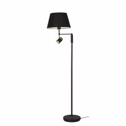 Cottex Libra Golvlampa Svart/Mässing 155cm