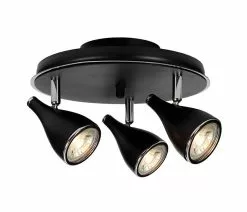 Cottex Pollux Svart/Krom Trio Takspotlight