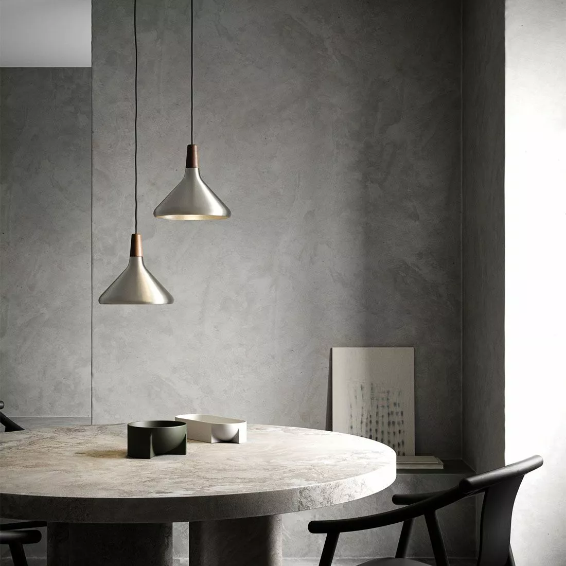 DFTP Nori 27cm Taklampa Borstat Stål 2 DFTP Nori 27cm Taklampa Borstat Stål - Bild 2