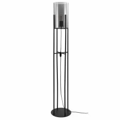 EGLO Glastonbury Golvlampa 136cm Svart/Transparent