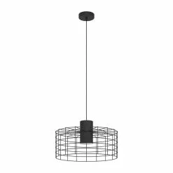 EGLO Milligan Takpendel Svart 48cm