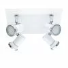 EGLO Tamara Vit/Krom 4Xled Takspotlight