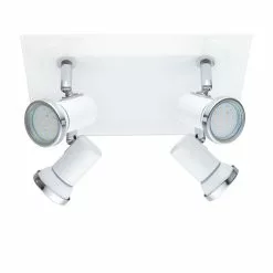 EGLO Tamara Vit/Krom 4Xled Takspotlight