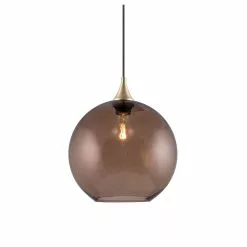 Globen Lighting Bowl Taklampa Brun 28cm