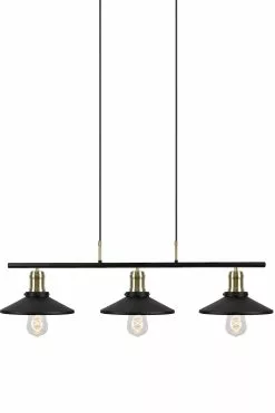 Globen Lighting Disc Svart/Mässing 110cm Taklampa