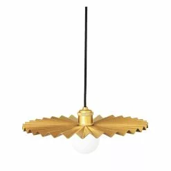 Globen Lighting Omega Taklampa Borstad Mässing 50cm