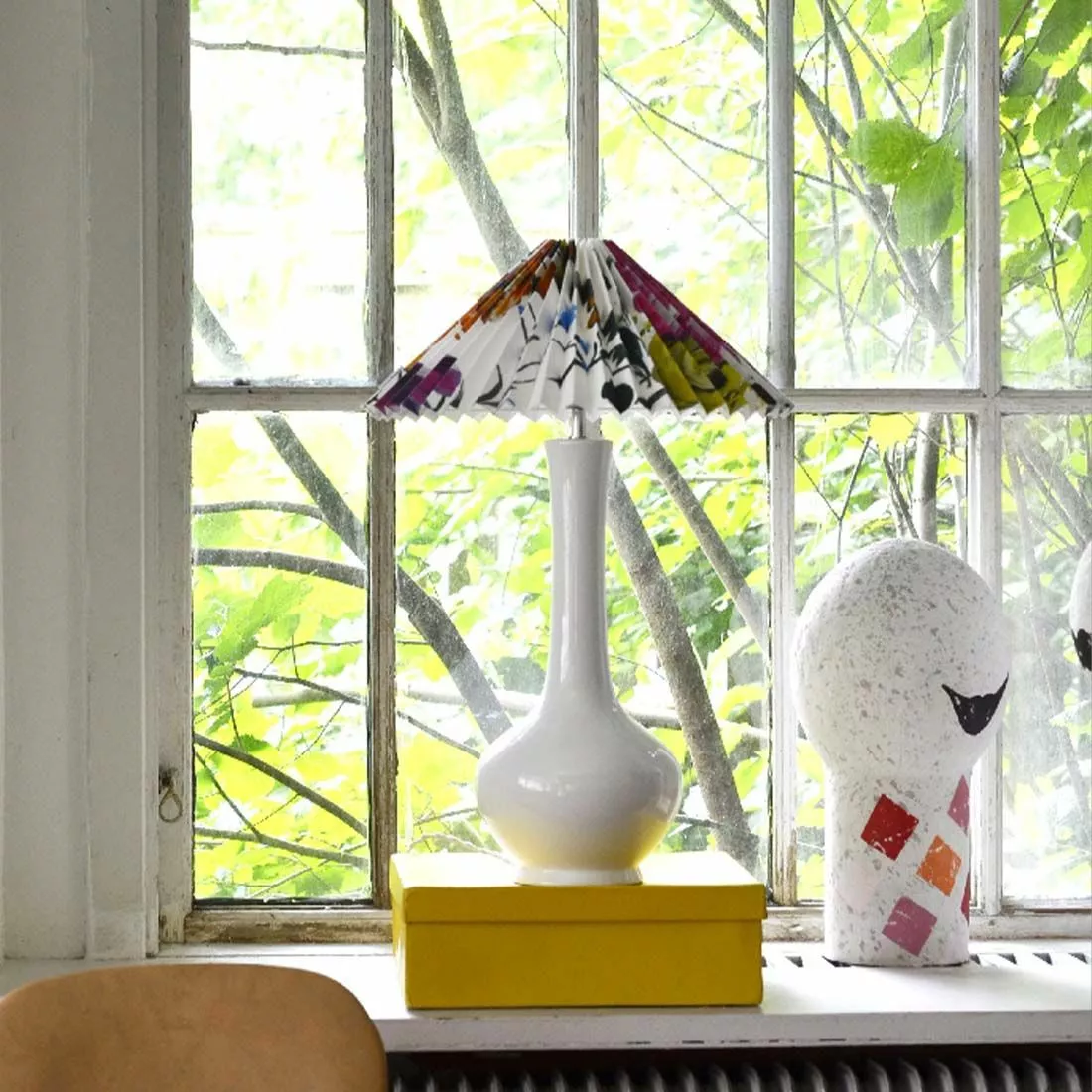 Framsida -Taklampor affär hallbergs lampskarmar amrapali veckad lampskarm 50cm multi