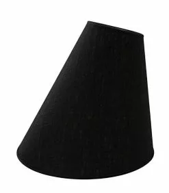 HALLBERGS BELYSNING Carolin Svart E27 Golvskärm