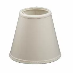 HALLBERGS BELYSNING Chintz Lampettskärm Vit 11Cm