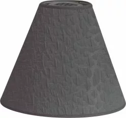 HALLBERGS BELYSNING Cobbler Lampskärm Grå B22H19cm