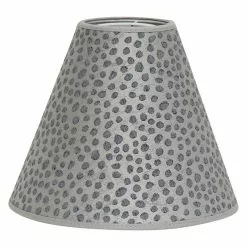 HALLBERGS BELYSNING Furley Lampskärm Silvergrå 22cm E27 Toppring